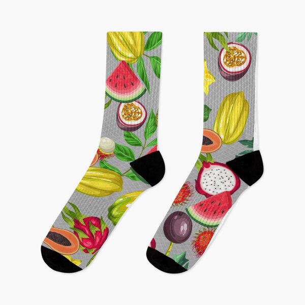 Item preview, Tropical Fruit Pattern, Exotic Colorful Fruit Slices designed and sold by silviaol.