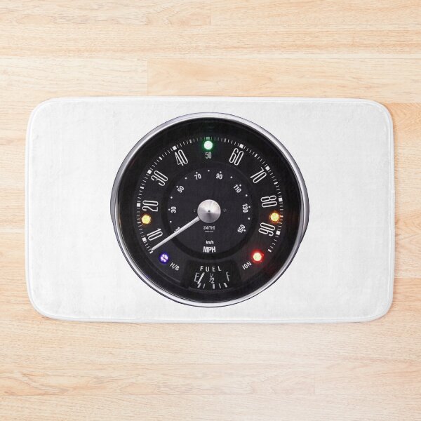 Item preview, Smiths 90MPH Tacho Black Face designed and sold by Retrostickersnz.