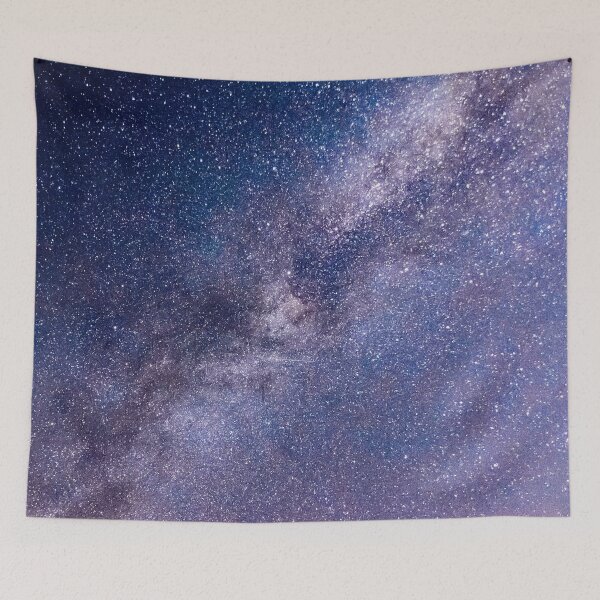 Item preview, Dreamy Cosmonautics, starry constellation, blue mist galaxy, shiny night sky, milky way, dark aesthetic space cosmos, universe designed and sold by August-E.