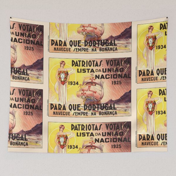 Item preview, Vintage Portuguese Poster designed and sold by RosarioDesigns.