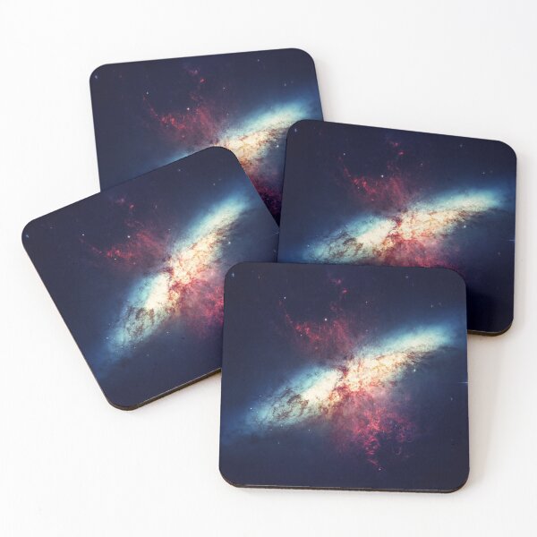 Item preview, Golden galaxy, orion milky way, cosmos, Dreamy starry constellation, blue, red, white, black, galaxy, shiny night sky, dark aesthetic space cosmos, universe designed and sold by August-E.