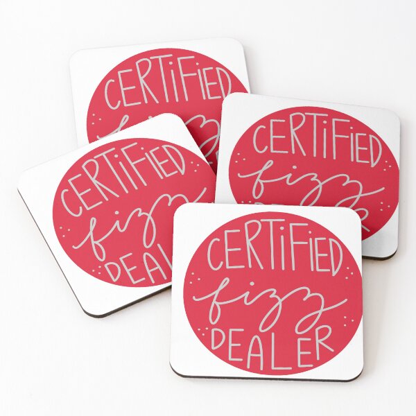 Item preview, Red Certified Fizz Dealer designed and sold by cintias.