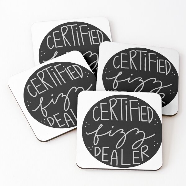 Item preview, Black Certified Fizz Dealer designed and sold by cintias.