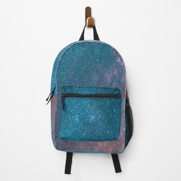 Item preview, Teal blue milky way galaxy, orange, cosmos, Dreamy starry constellation, blue, black, galaxy, shiny night sky, dark aesthetic space cosmos, universe designed and sold by August-E.