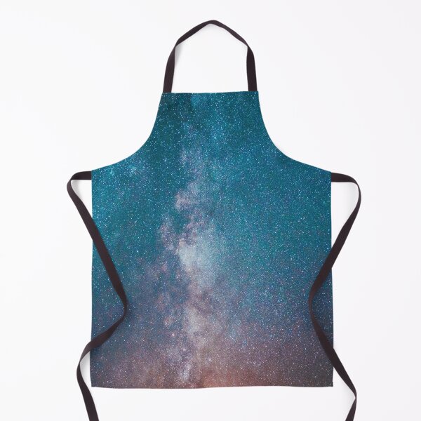 Item preview, Teal blue milky way galaxy, orange, cosmos, Dreamy starry constellation, blue, black, galaxy, shiny night sky, dark aesthetic space cosmos, universe designed and sold by August-E.