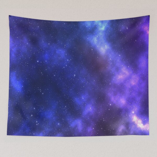 Item preview, Shades of blue galaxy, cosmos, Dreamy Cosmonautics, starry constellation, blue, purple mist galaxy, shiny night sky, milky way, dark aesthetic space cosmos, universe designed and sold by August-E.