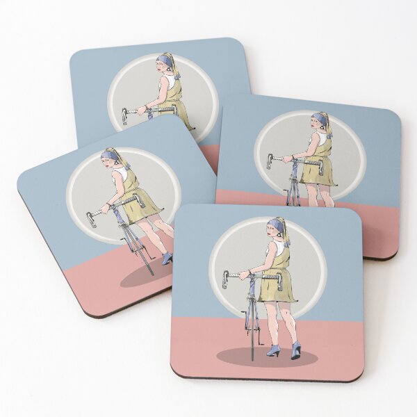 Item preview, Girl with a pearl earing New Road Bike designed and sold by piedaydesigns.