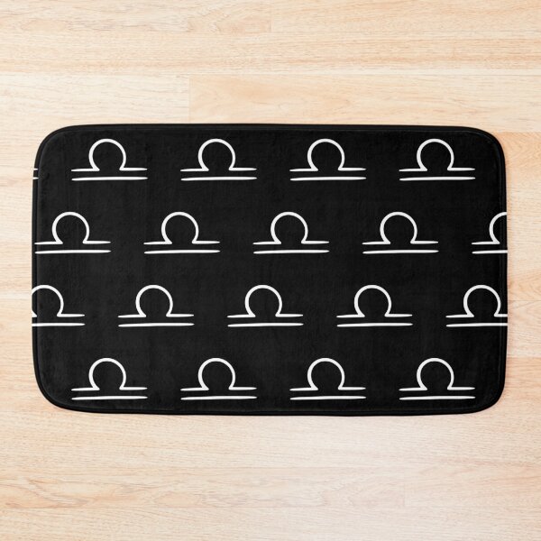 Item preview, minimalist libra pattern in black and white  designed and sold by neopop.