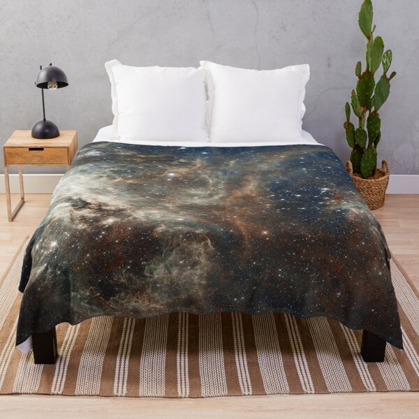 Item preview, Heavenly milky way, blue, golden, star dust, outer space, Galaxy, cosmos, star cluster, starry constellation, shiny night sky, milky way, dark aesthetic space cosmos, universe designed and sold by August-E.