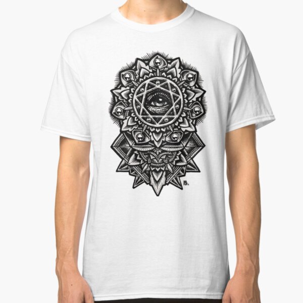 Eye of God Flower Mandala Classic T-Shirt
