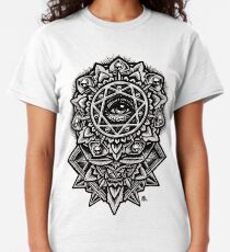 Eye of God Flower Mandala Classic T-Shirt