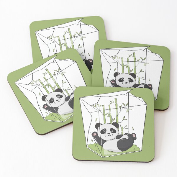 Item preview, Panda Takeout Illustration designed and sold by SLAG-Creative.