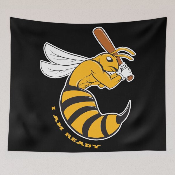 Item preview, Baseball Playing Wasp designed and sold by Astralia.
