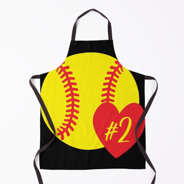 Item preview, Softball #2 Heart Player Back No Number 2 designed and sold by Shop signer.