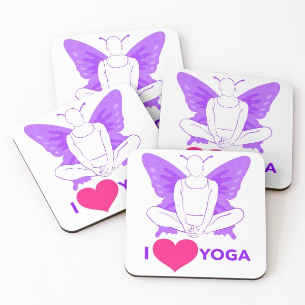 Item preview, I love Yoga butterfly designed and sold by HumanwreckageRB.