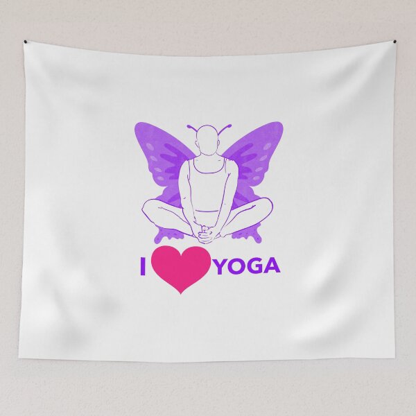 Item preview, I love Yoga butterfly designed and sold by HumanwreckageRB.