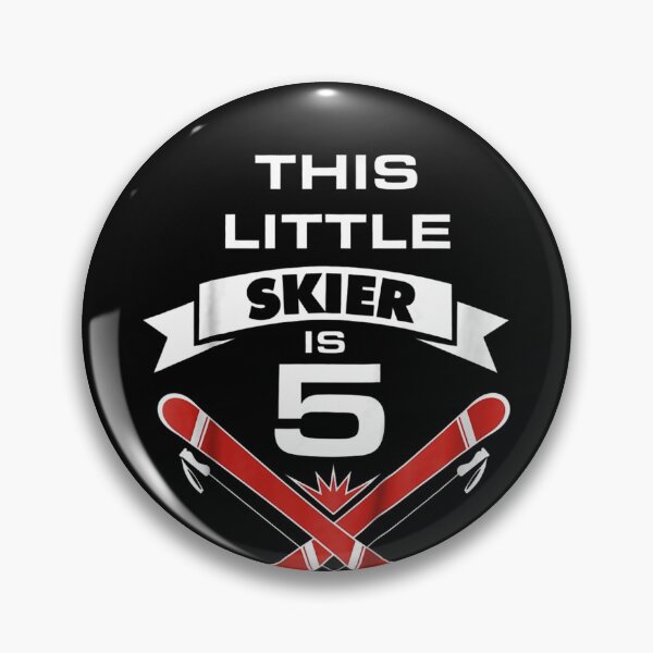 Item preview, Kids 5th Birthday Girls Ski Kids  Skiing 5 Year Old designed and sold by Elias4Rosal.