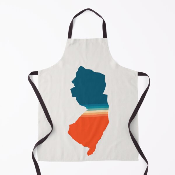 Item preview, New Jersey State Retro Map designed and sold by Texterns.