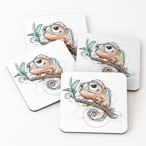Item preview, Scribble Critters Chameleon  designed and sold by AmberCheever.