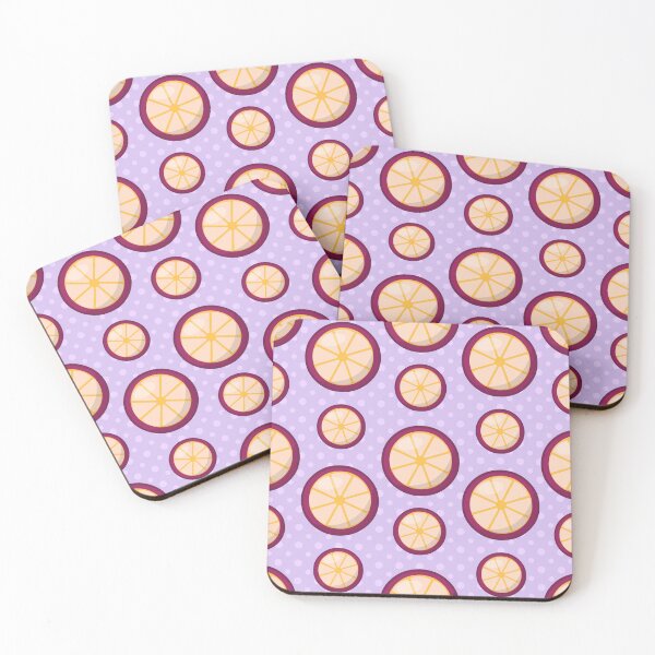 Item preview, Mangosteen fruit seamless pattern  designed and sold by werezu.
