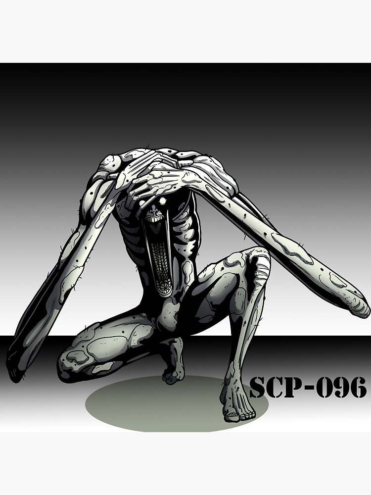 SCP-096 Sticker for Sale by Paperparrots