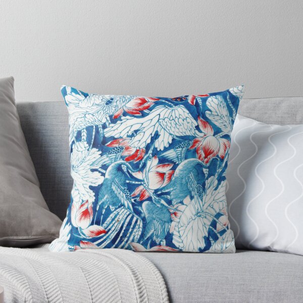 Item preview, Egrets in a Lotus Pond Pattern designed and sold by RosarioDesigns.
