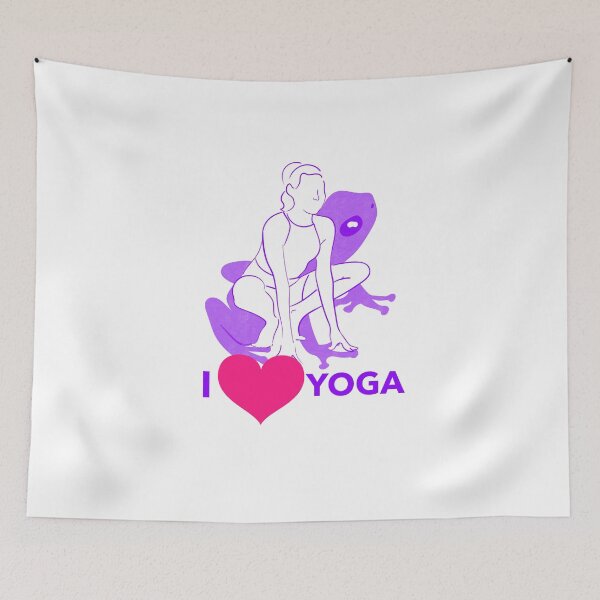 Item preview, I love Yoga Frog designed and sold by HumanwreckageRB.