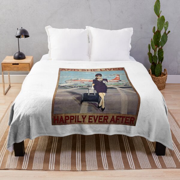 Item preview, Flight Attendant And She Lived Happily Ever After Violet Uniform Poster designed and sold by NeaSSvensson.