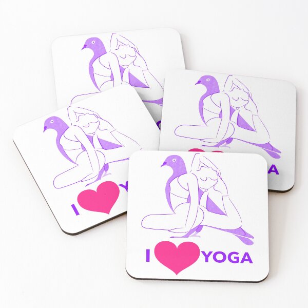 Item preview, I love Yoga Pigeon designed and sold by HumanwreckageRB.