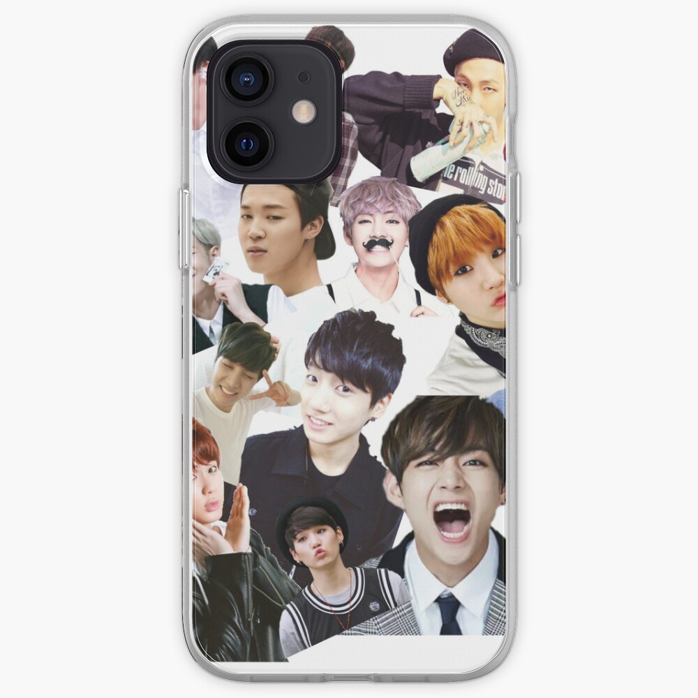 "BTS Kpop Member Collage" iPhone Case & Cover by jrcy1025 Redbubble