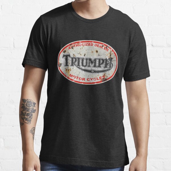 Triumph Vintage Motorcycle Dealer Logo Essential T-Shirt