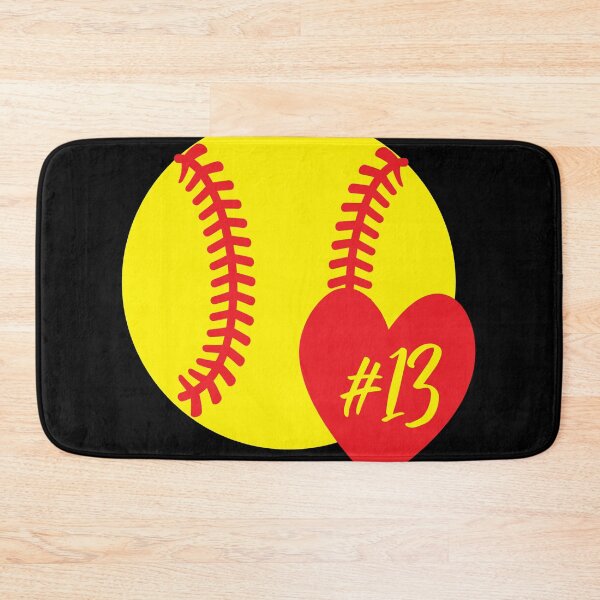 Item preview, Softball #13 Heart Player Back No Number 13 designed and sold by Shop signer.