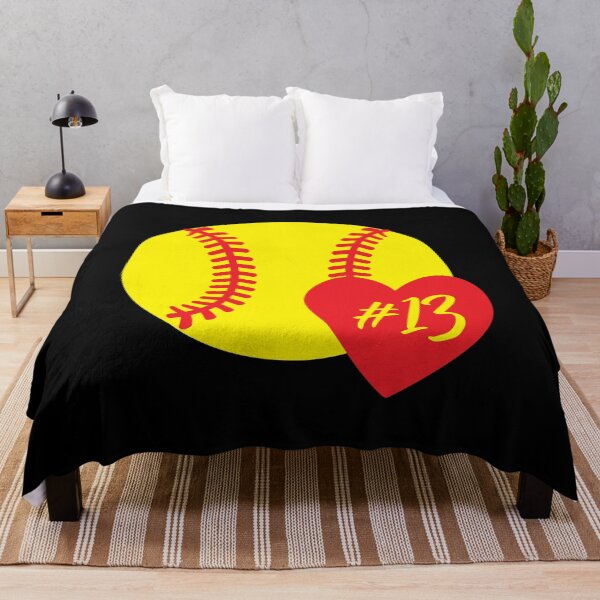 Item preview, Softball #13 Heart Player Back No Number 13 designed and sold by Shop signer.