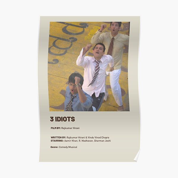 3 Idiots Posters for Sale | Redbubble 3 Idiots Posters for Sale | Redbubble