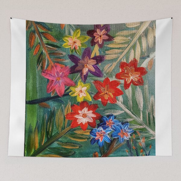 Item preview, Some abstract wild flowers  designed and sold by kkartwork.