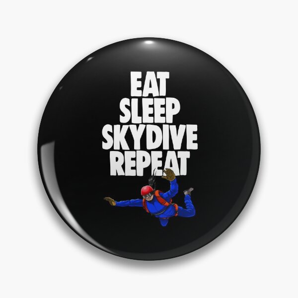 Item preview, Eat Sleep Skydive Repeat Blue designed and sold by Bendthetrend.