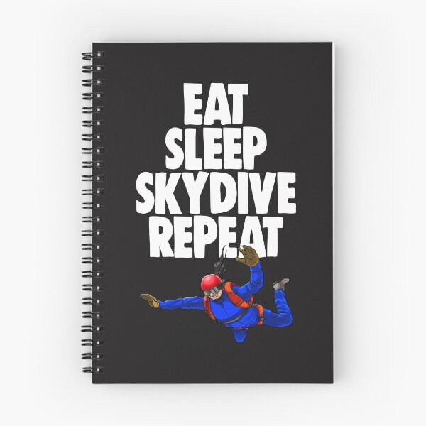Item preview, Eat Sleep Skydive Repeat Blue designed and sold by Bendthetrend.