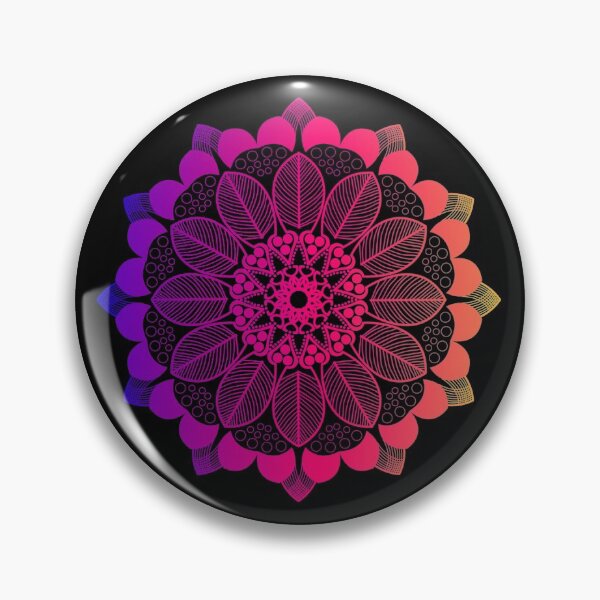 Item preview, Reddish Purple Colors Leaf Mandala designed and sold by Fine Art California.