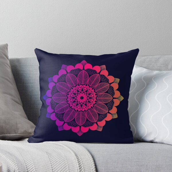 Item preview, Reddish Purple Colors Leaf Mandala designed and sold by Fine Art California.