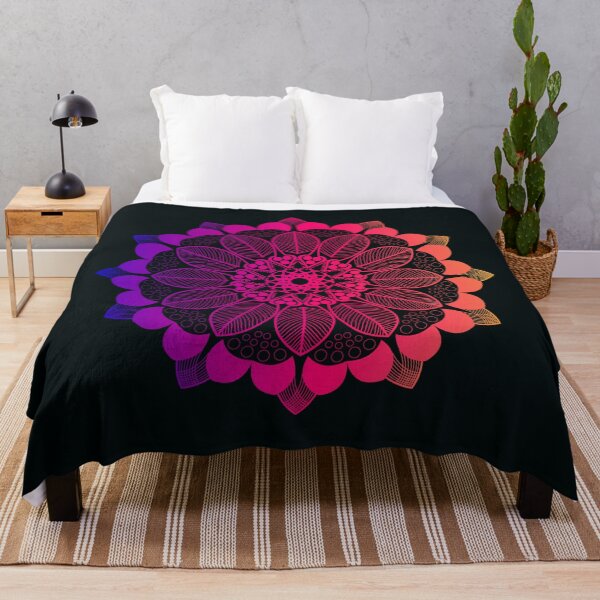 Item preview, Reddish Purple Colors Leaf Mandala designed and sold by Fine Art California.