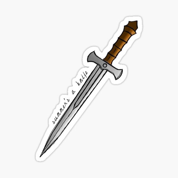 Fancy Knife Sticker by ratbb