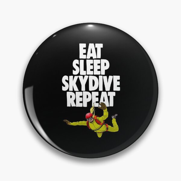Item preview, Eat Sleep Skydive Repeat Yellow designed and sold by Bendthetrend.