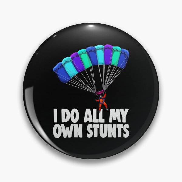 Item preview, I Do All My Own Stunts Skydive Orange designed and sold by Bendthetrend.