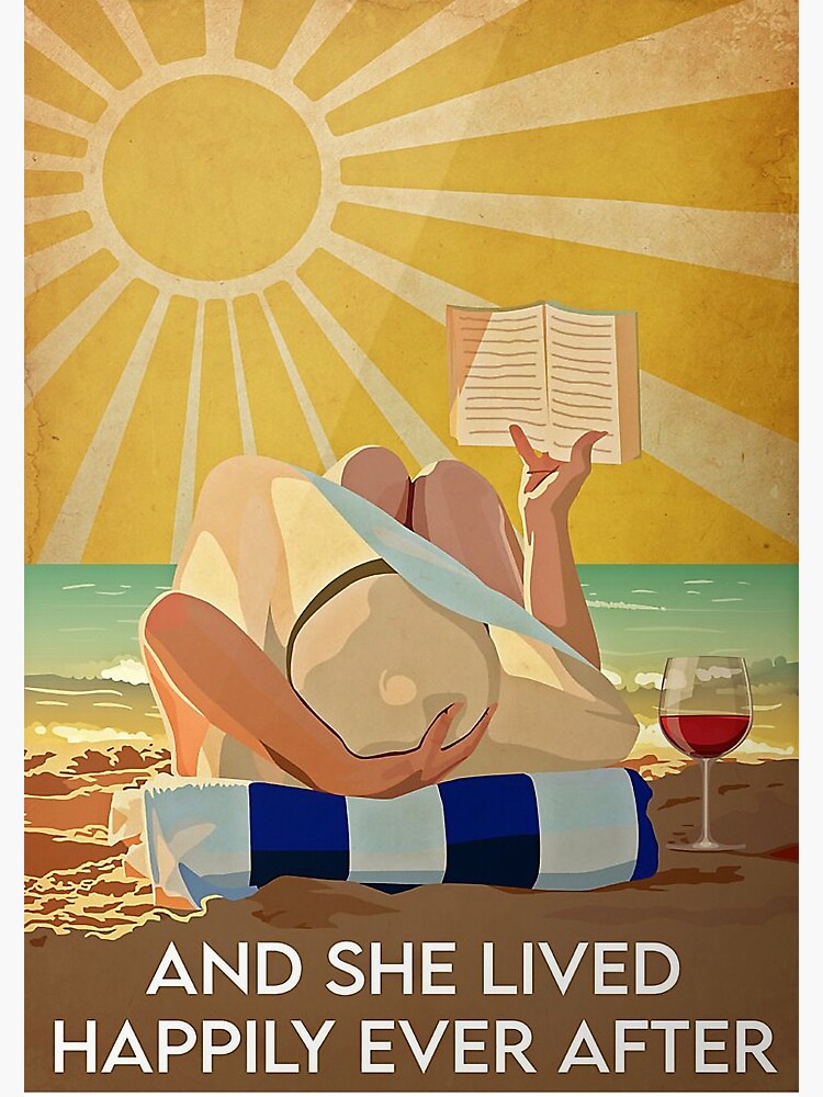 Disover Ocean And She Lived Happily After Ever Poster Premium Matte Vertical Poster