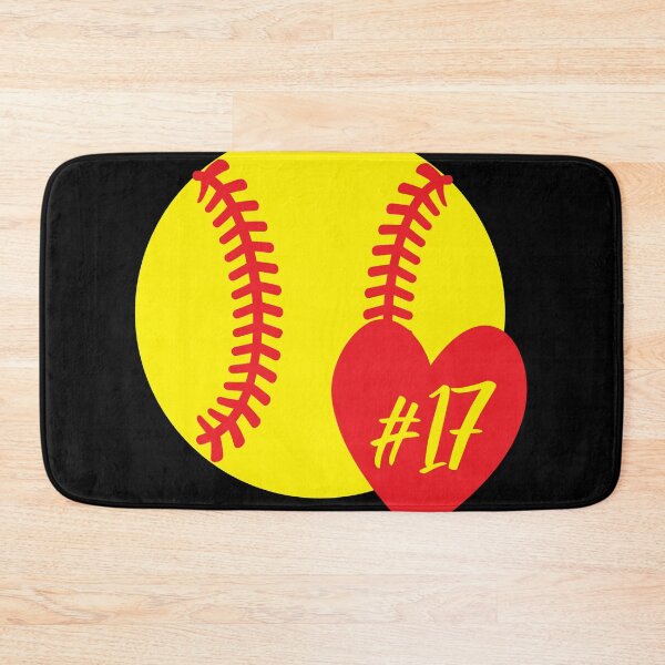 Item preview, Softball #17 Heart Player Back No Number 17 designed and sold by Shop signer.