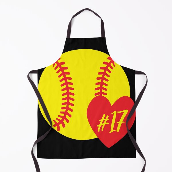 Item preview, Softball #17 Heart Player Back No Number 17 designed and sold by Shop signer.
