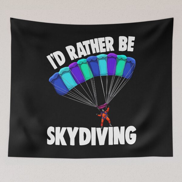 Item preview, I'd Rather Be Skydiving Orange designed and sold by Bendthetrend.