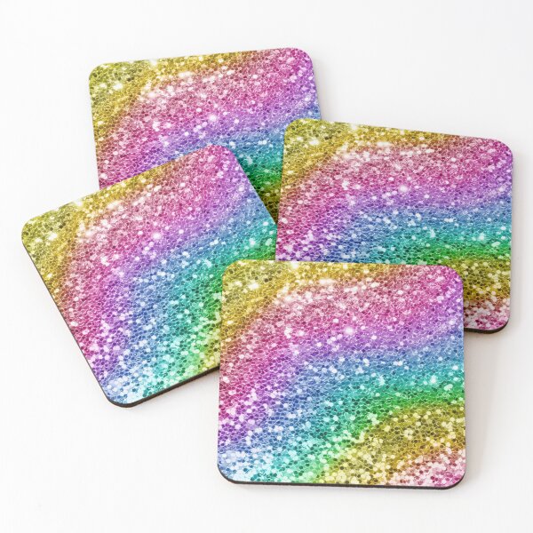 Item preview, Rainbow Faux Sparkly Sequins  designed and sold by WOW TeesAndThings.