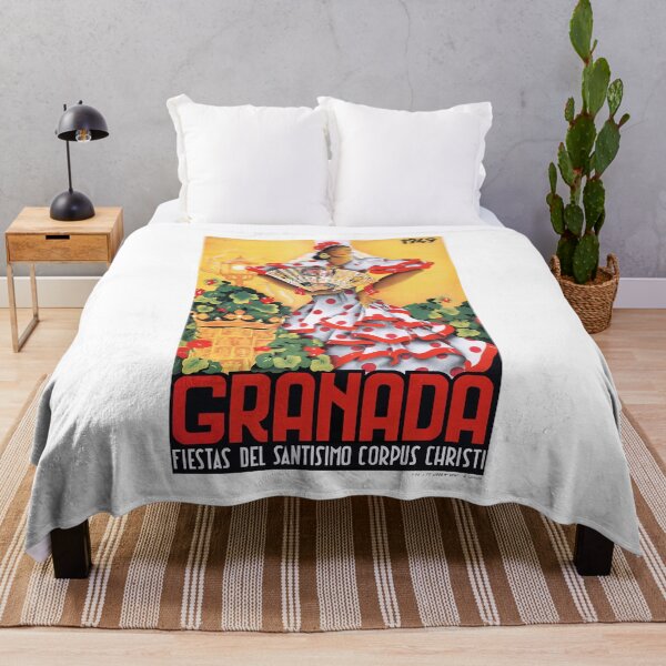 Item preview, 1949 SPAIN Granada Corpus Christi Festival Poster designed and sold by retrographics.