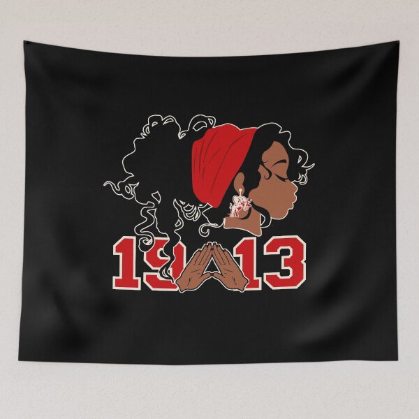 Item preview, DST Reds 1913 Sorority Hand Sign African Head Band Elephant designed and sold by suppershirts.
